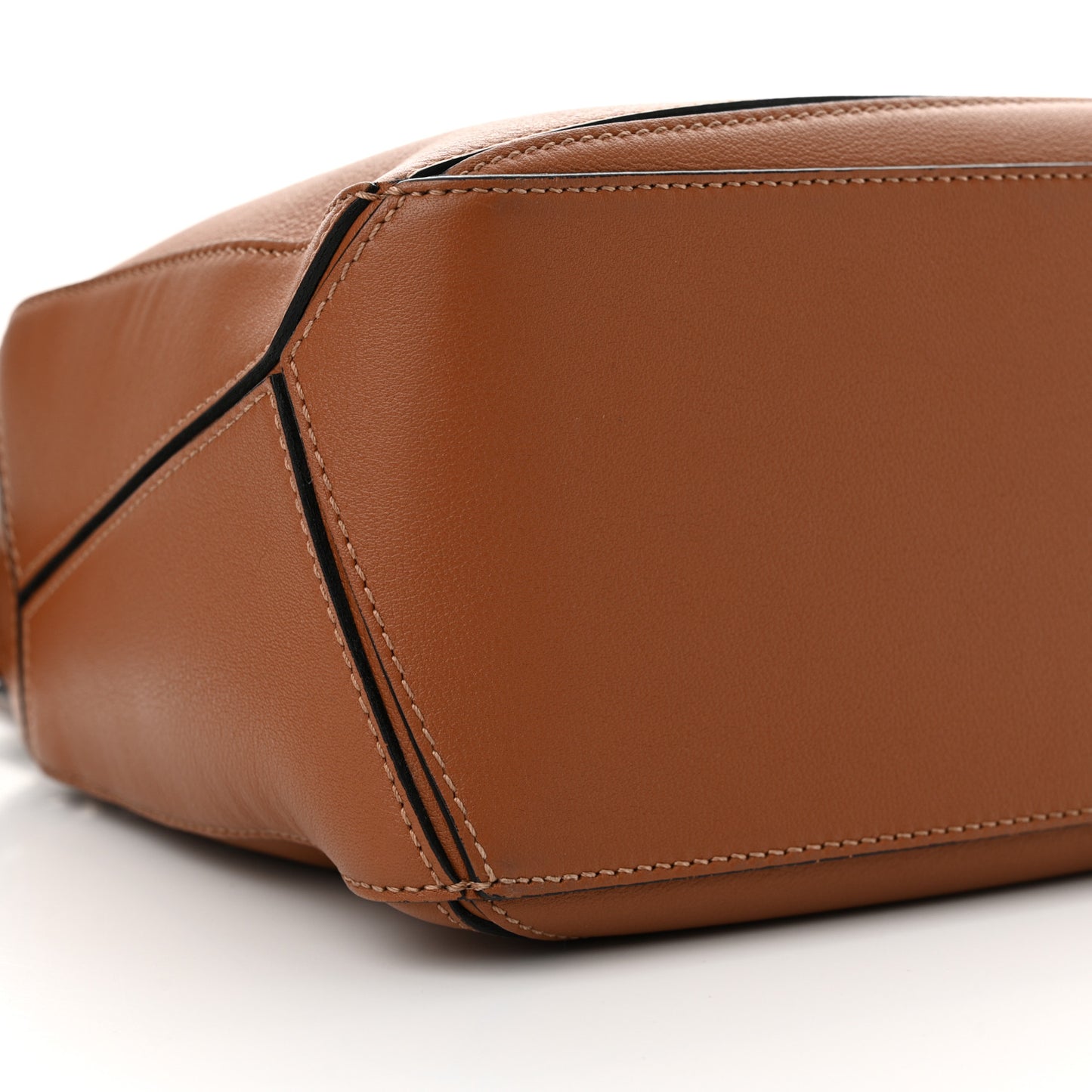 Calfskin Small Puzzle Bag Tan