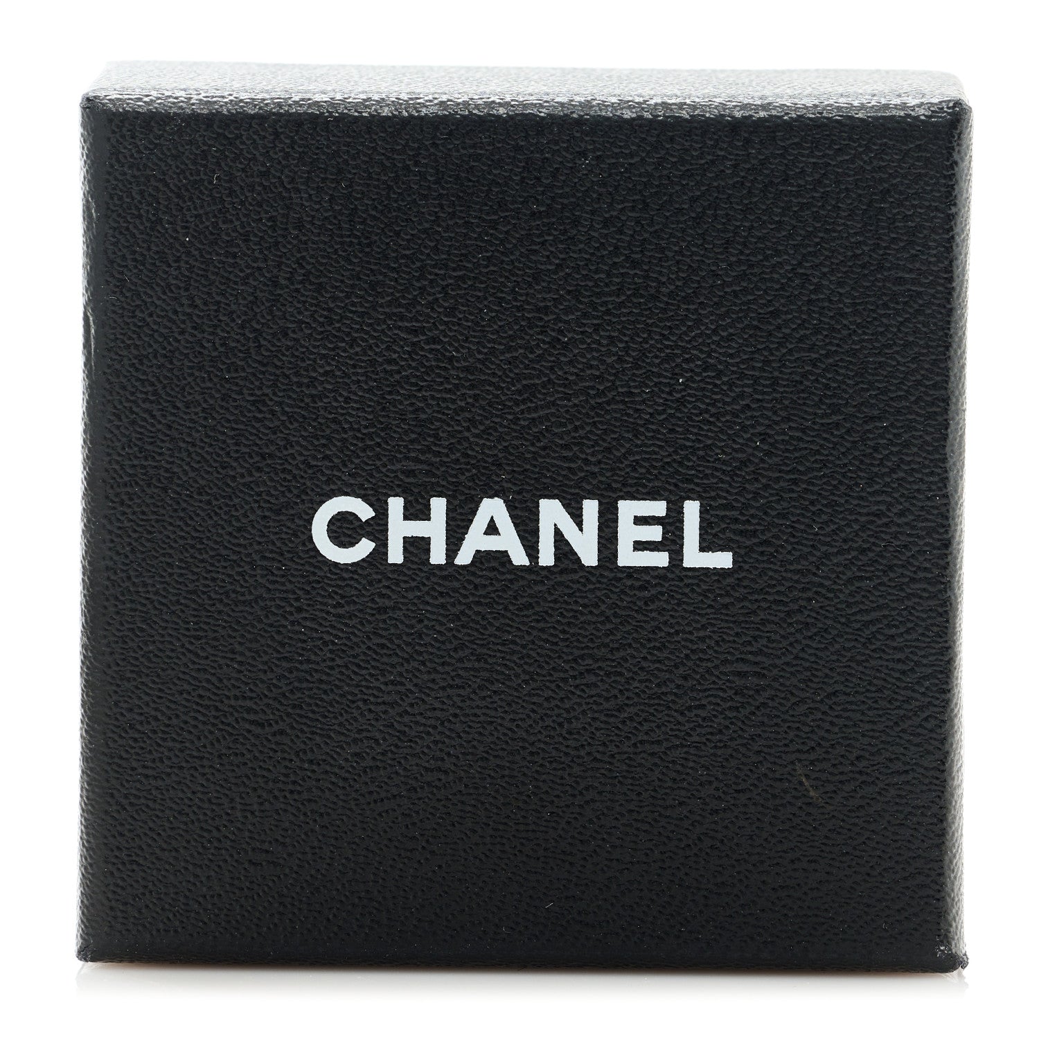 Chanel Crystal Lambskin Chain CC Stud Earrings Black Gold 5 of 5