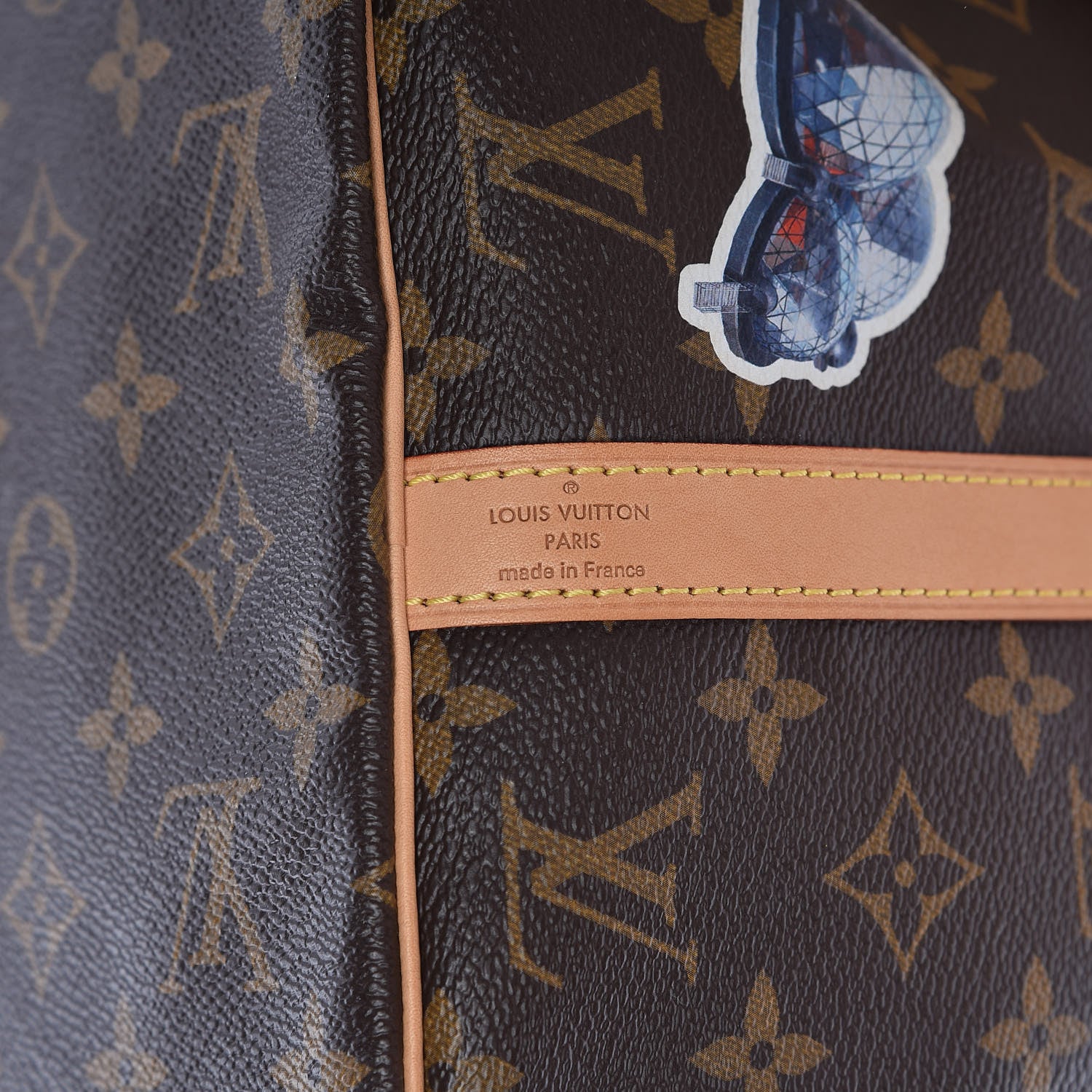 Louis Vuitton Monogram World Tour Speedy Bandouliere 30 6 of 9