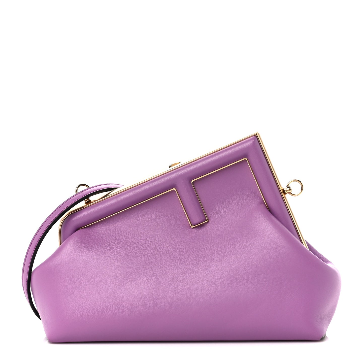 Shiny Nappa Small Fendi First Agapanto
