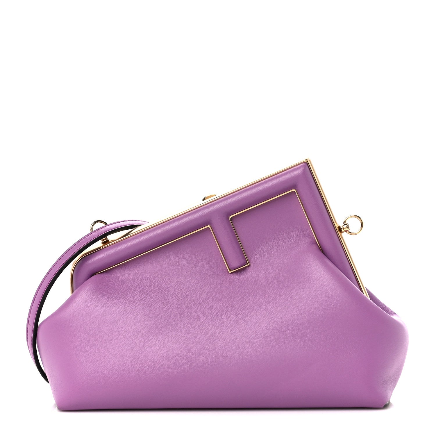 Fendi Shiny Nappa Small Fendi First Agapanto 1 of 12