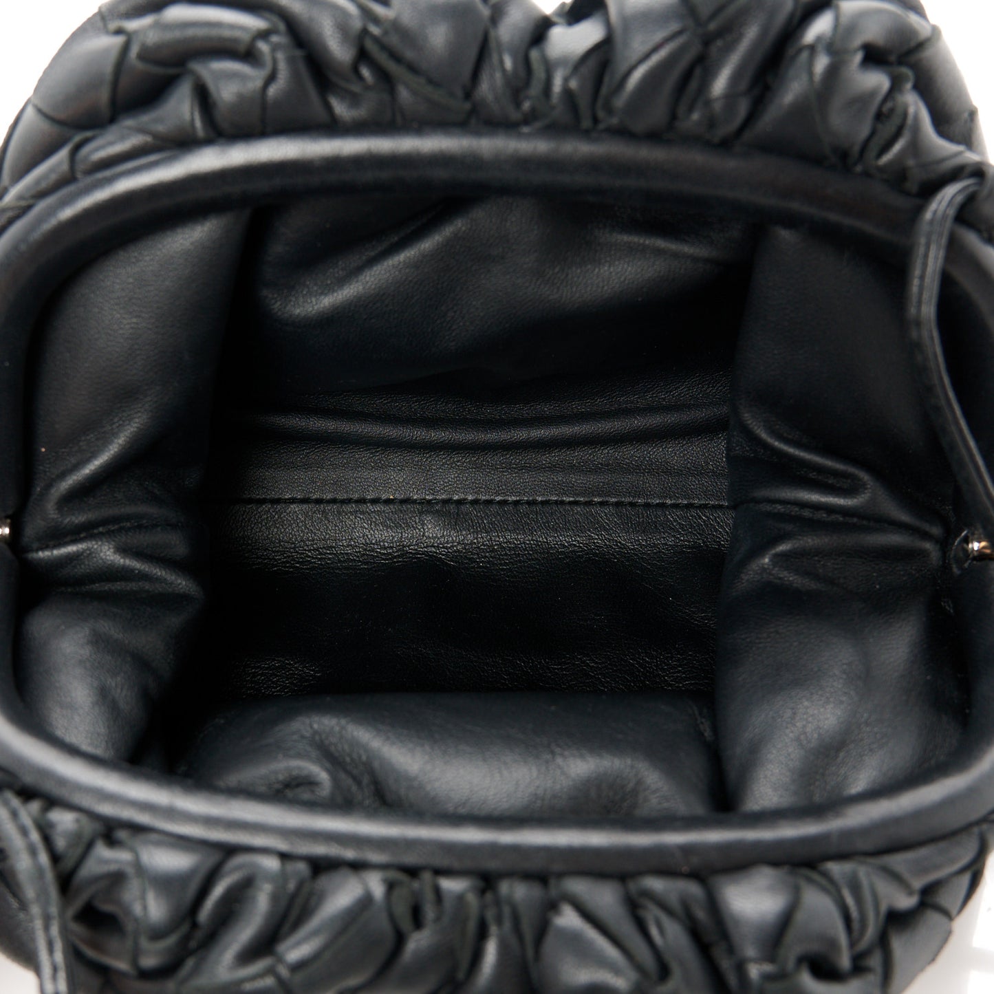 Nappa Intrecciato The Mini Pouch Black