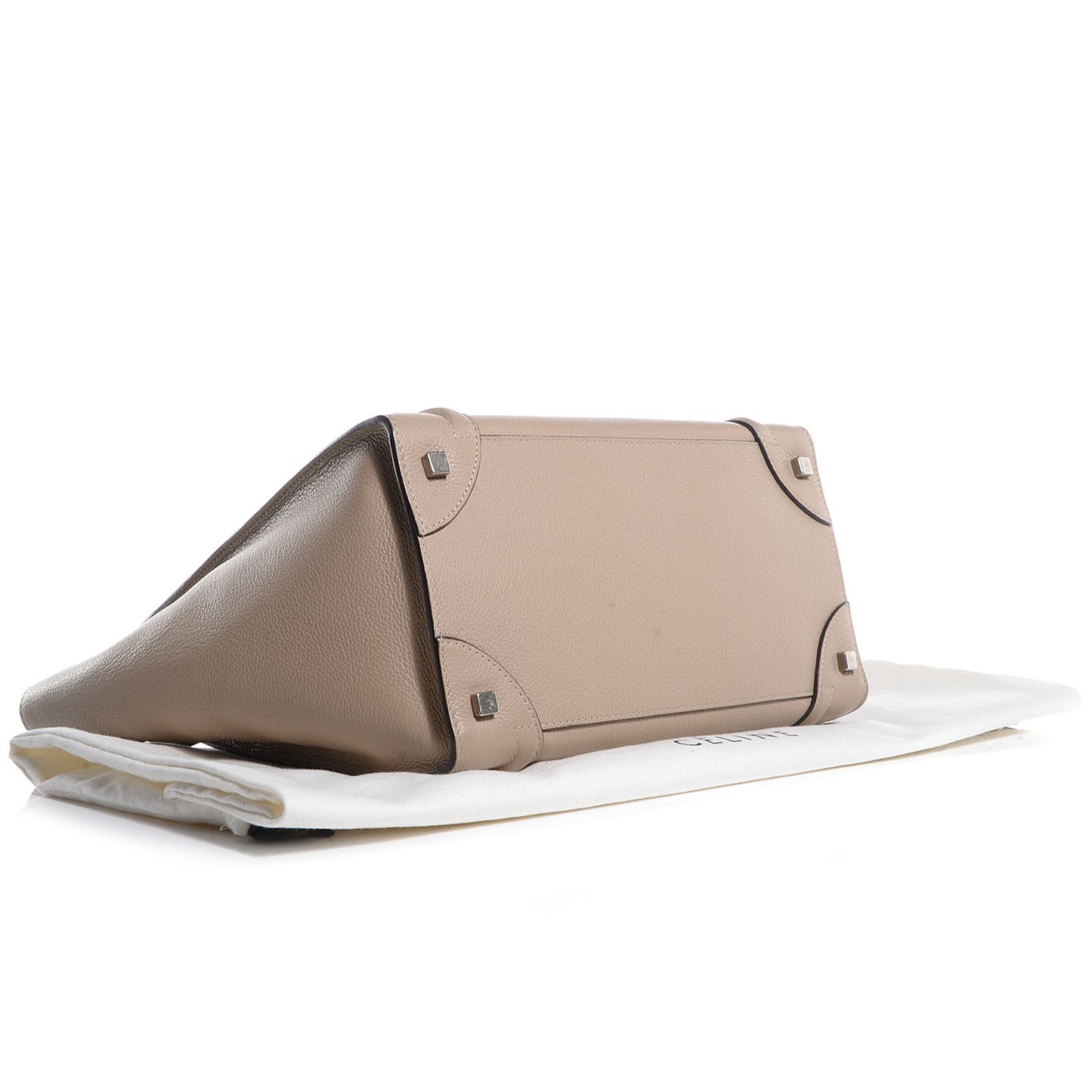 Drummed Calfskin Mini Luggage Dune