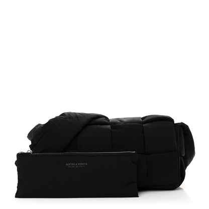 Bottega Veneta Nylon Intrecciato Padded Tech Cassette Bag Black 3 of 11