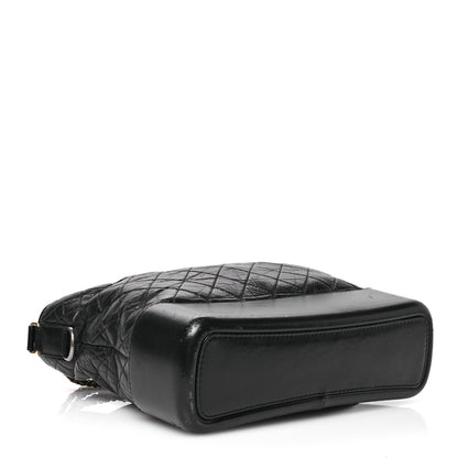 Chanel Aged Calfskin Quilted Large Gabrielle Hobo  Black 4 of 15