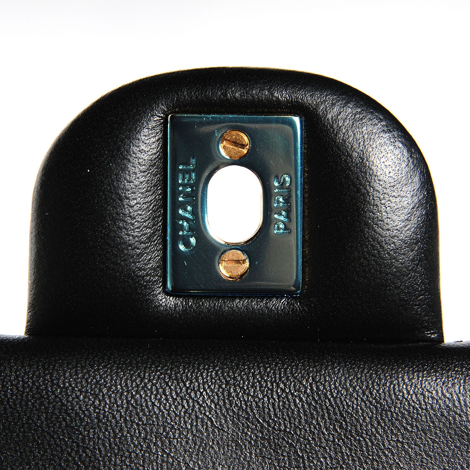 Chanel Lambskin Quilted Mini Square Flap Black 6 of 8
