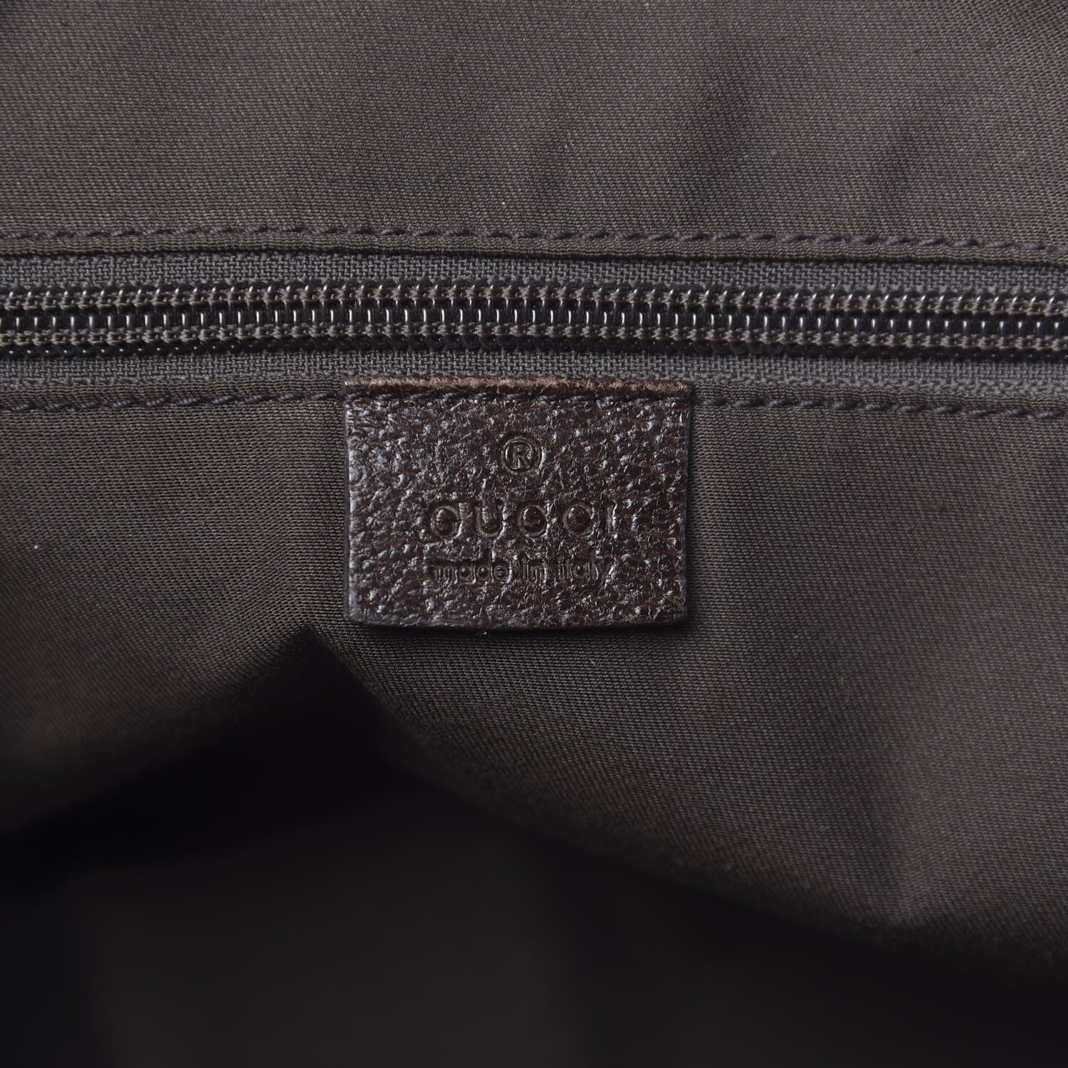 Gucci Monogram Large Tote Dark Brown 6 of 10