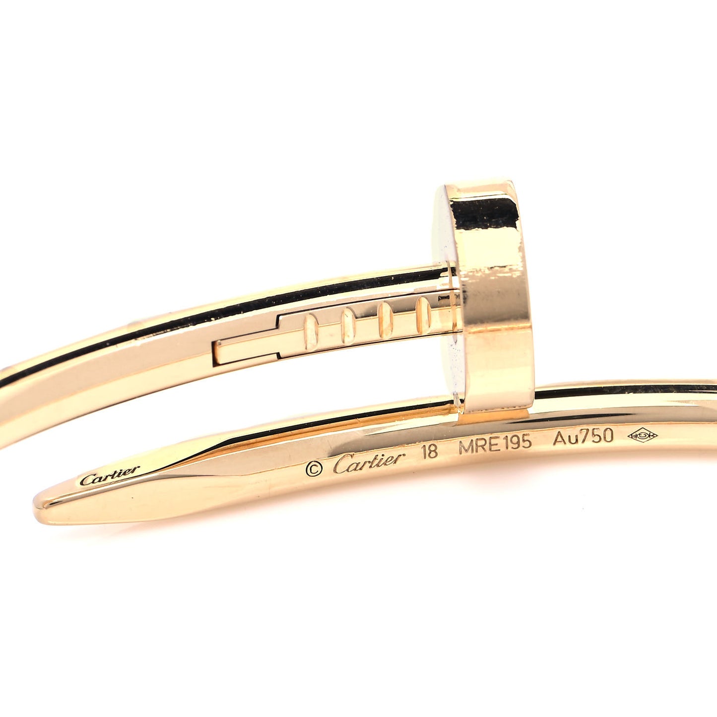 18K Yellow Gold Juste Un Clou Bracelet 18