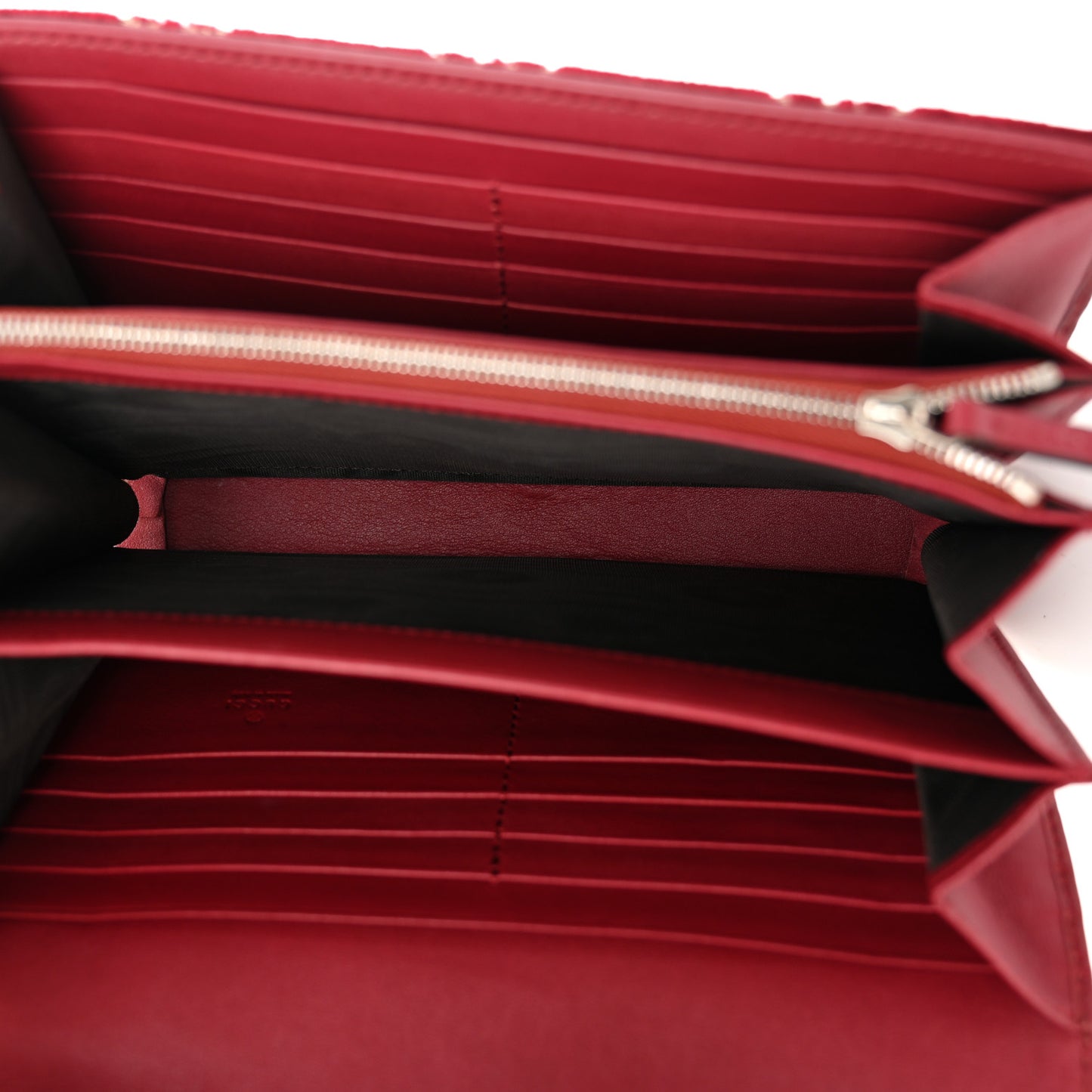 Velvet GG Monogram Mini Dionysus Chain Wallet Red Cipria