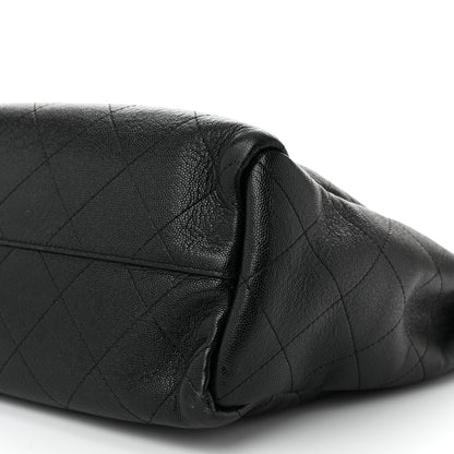 Chanel Caviar Stitched Medium Lady Coco Shopping Tote Black 10 of 12