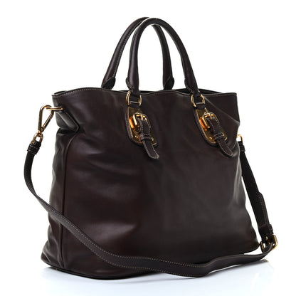 Prada Soft Calf Shopping Tote Nocciolo 2 of 4