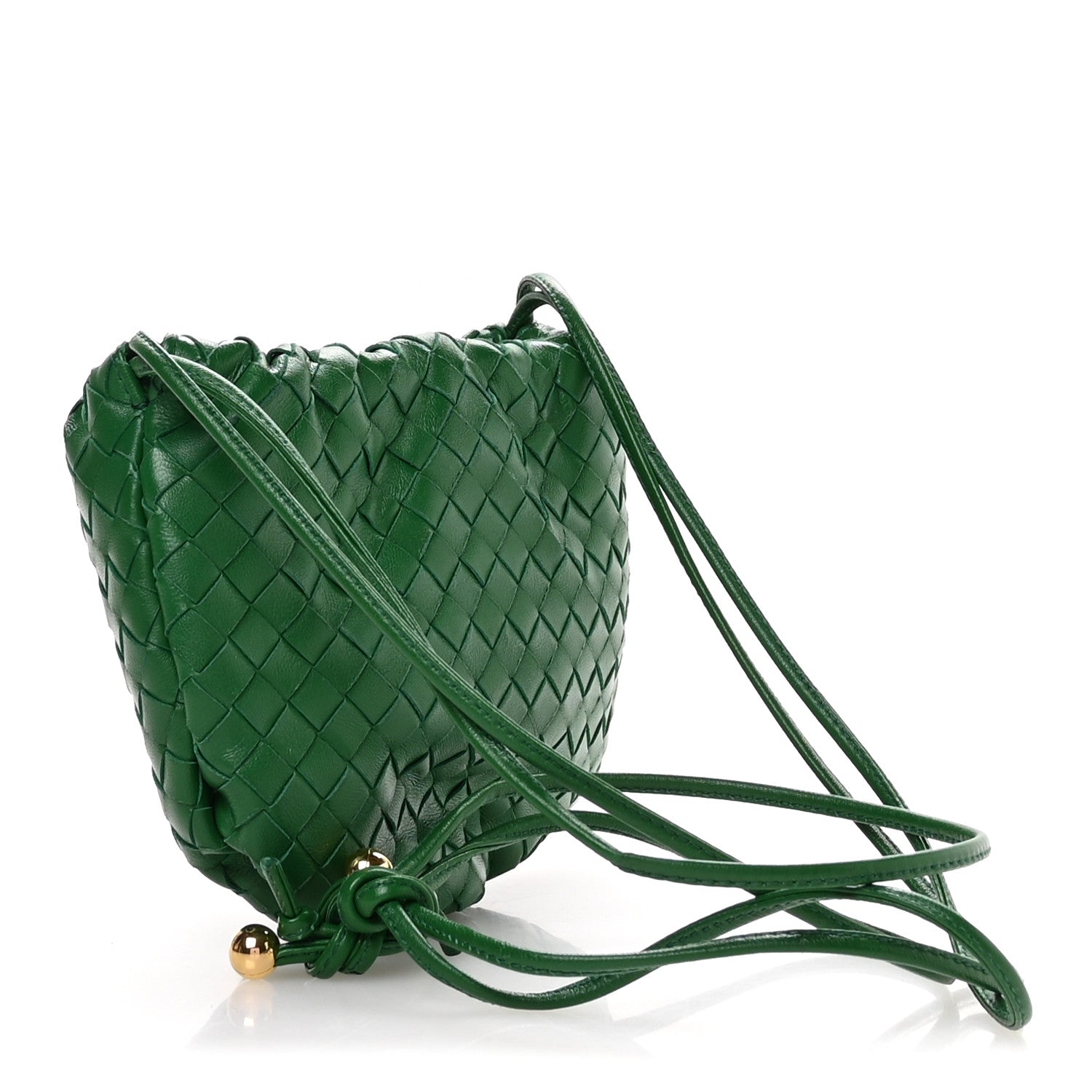 Bottega Veneta Nappa Intrecciato Mini Bulb Racing Green 3 of 10