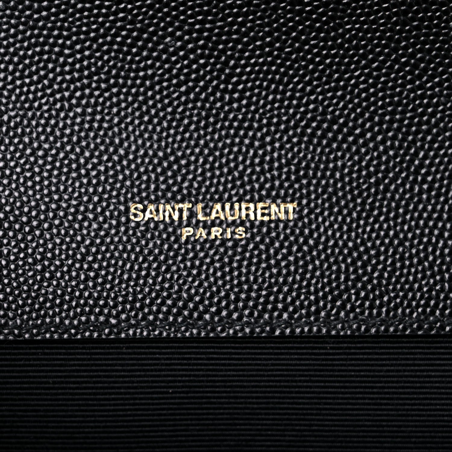 Saint Laurent Grain De Poudre Textured Mixed Matelasse Triquilt Small Monogram Satchel Black 6 of 14