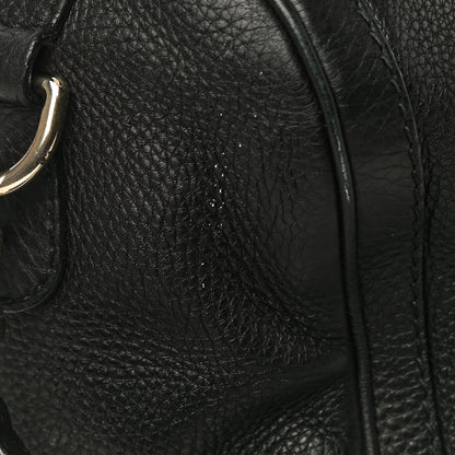 Gucci Calfskin Vintage Web Medium Boston Black 12 of 15