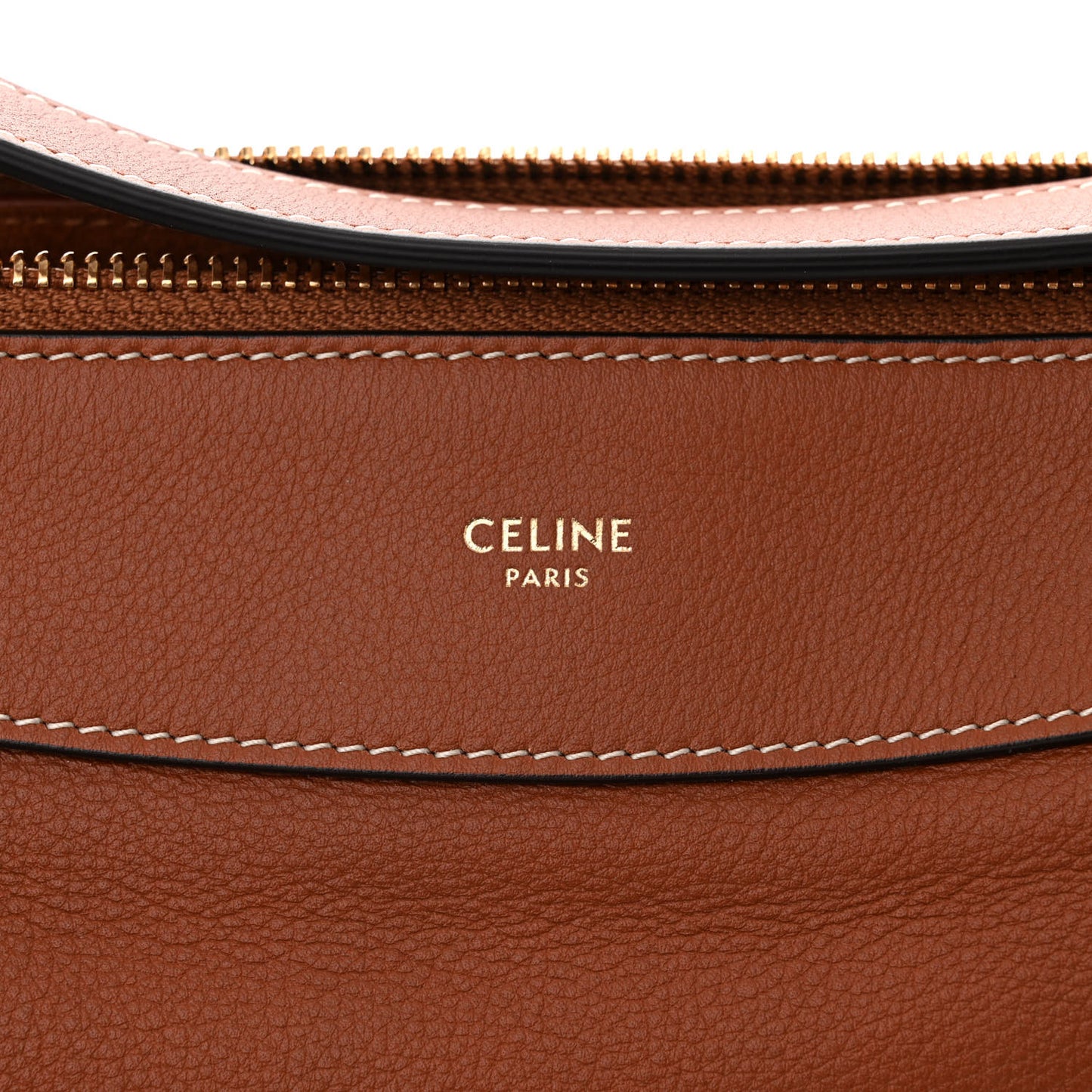 Supple Calfskin Medium Romy Shoulder Bag Tan