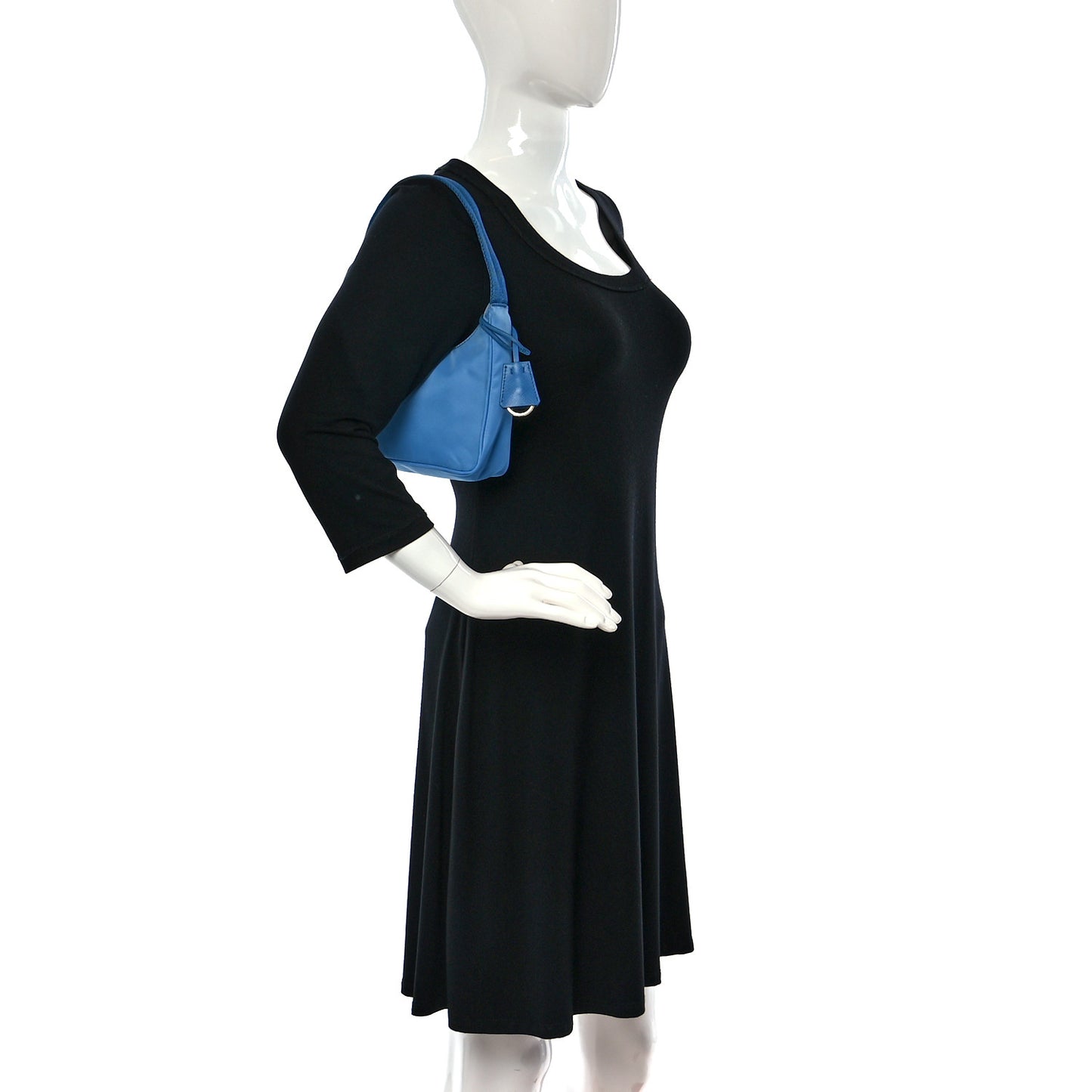Re-Nylon Saffiano Mini Re-Edition 2000 Bag Pervinca