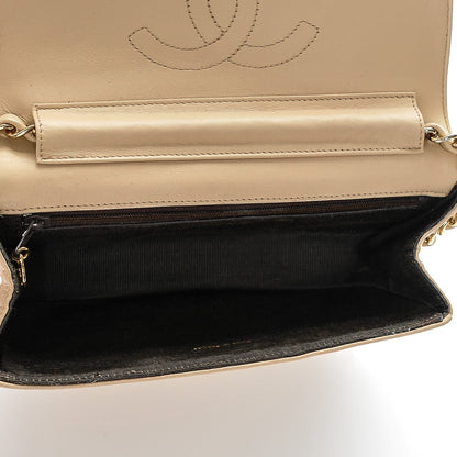 Chanel Lambskin Quilted Small Medallion Single Flap Beige 5 of 8