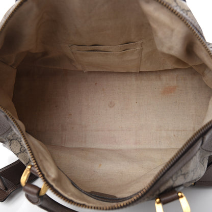 Gucci Soft GG Supreme Monogram Web Medium Duffle Bag Beige New Acero Crop 4 of 14