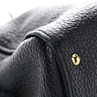 Fendi Pebbled Calfskin Large Chameleon Tote Black 10 of 13