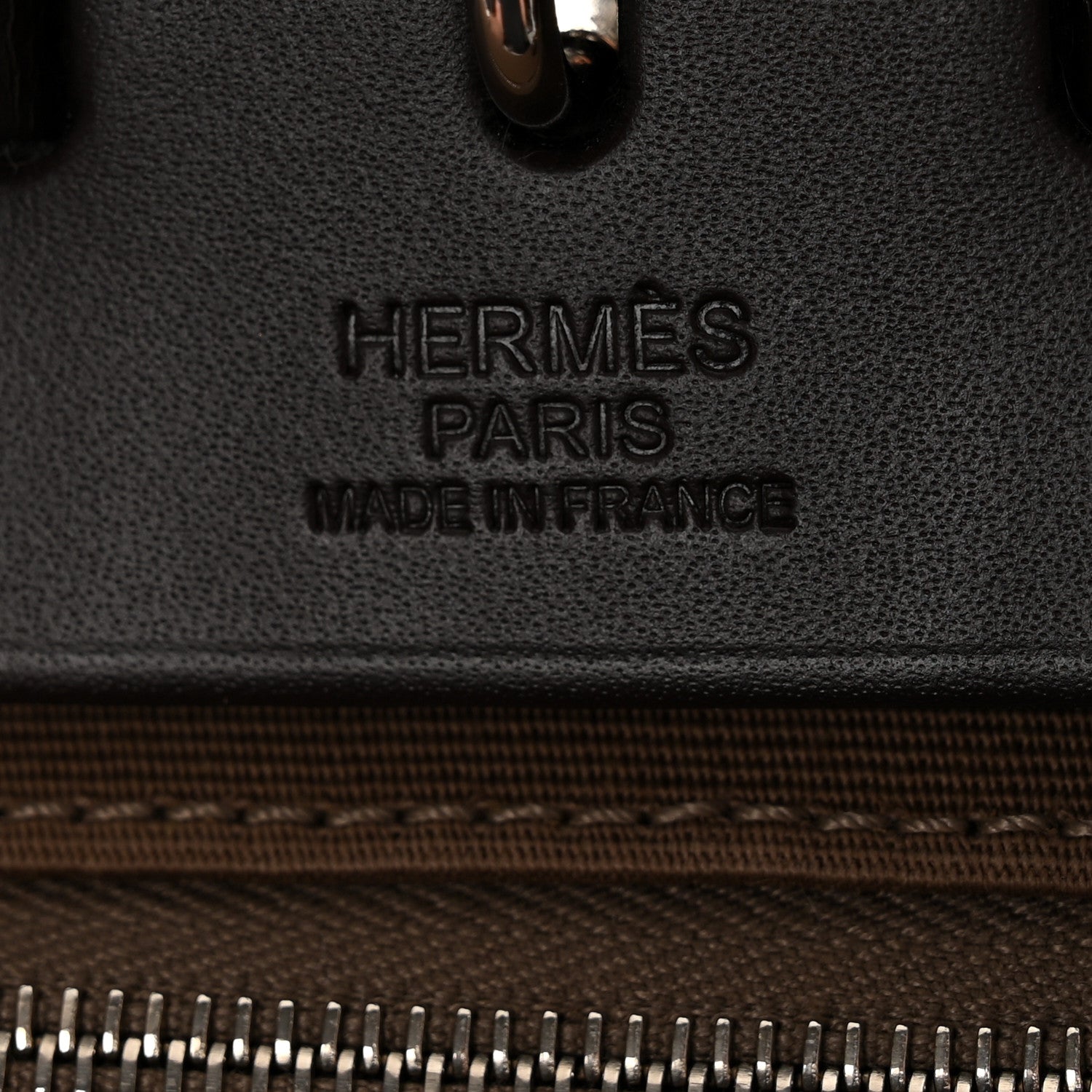 Hermes Vache Hunter Toile Herbag Zip 31 PM Etoupe Ebene 7 of 10