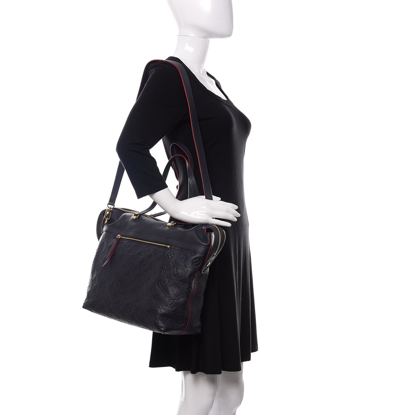 Empreinte Boetie MM Marine Rouge