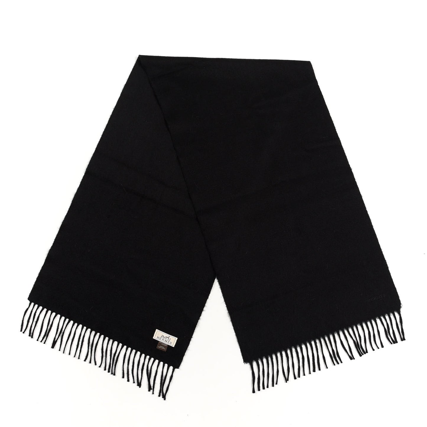 Cashmere Recto Verso Muffler Black