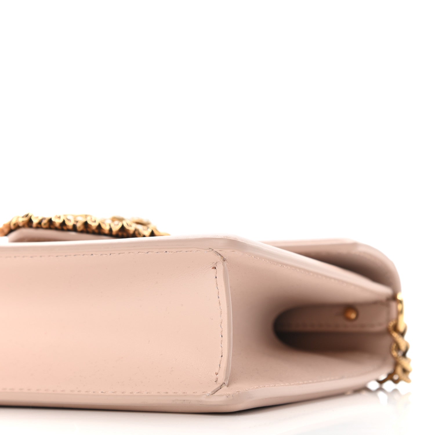 Dolce & Gabbana Smooth Calfskin Small Devotion Envelope Top Handle Bag Pink 17 of 19