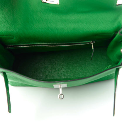 Hermes Togo Kelly Retourne 32 Bambou 5 of 11