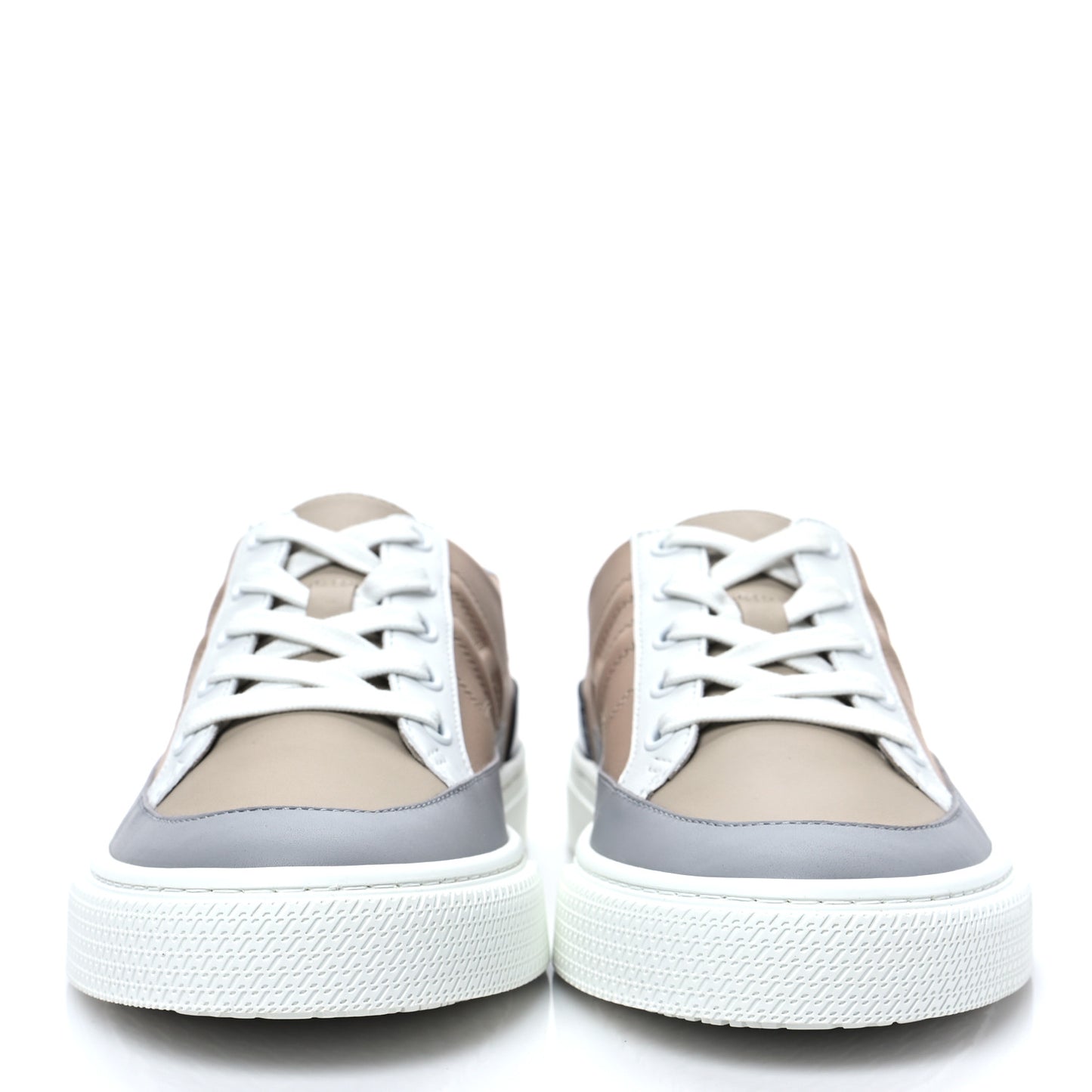 Calfskin Deep Sneakers 39 Beige Nude