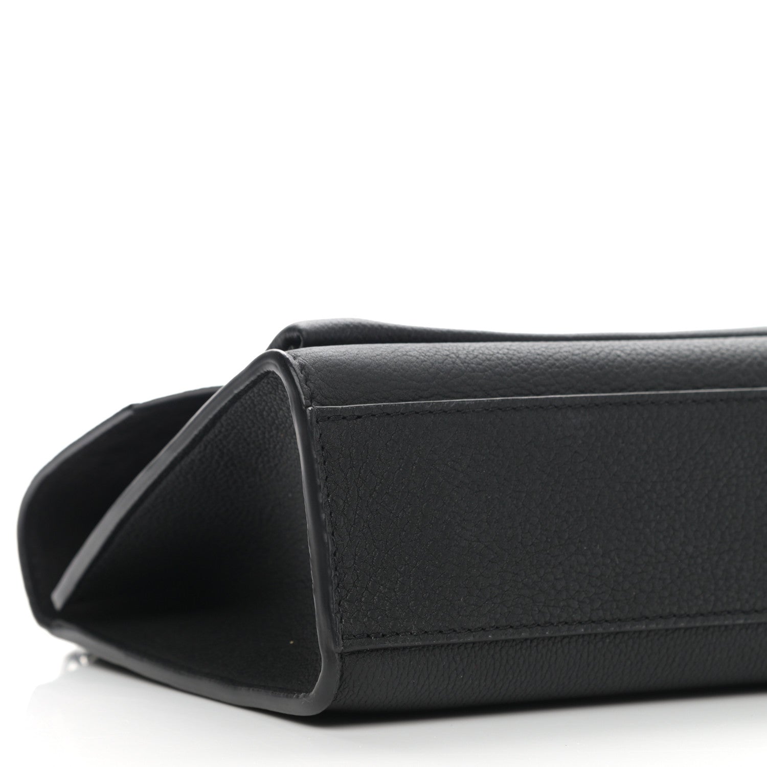 Louis Vuitton Soft Calfskin Mylockme Chain Bag BB Black 7 of 8