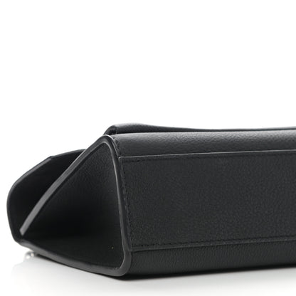 Louis Vuitton Soft Calfskin Mylockme Chain Bag BB Black 7 of 8