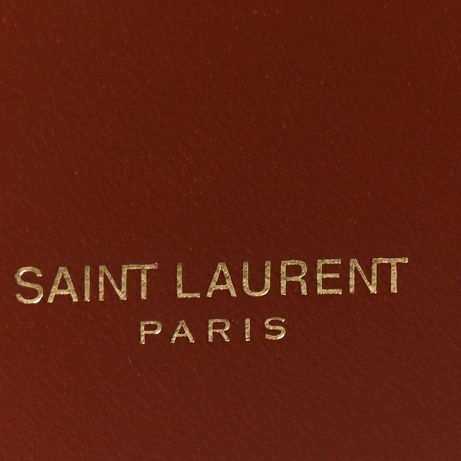 Saint Laurent Classic Toile Monogram A6 Agenda Sleeve Chocolate Kaki 6 of 6