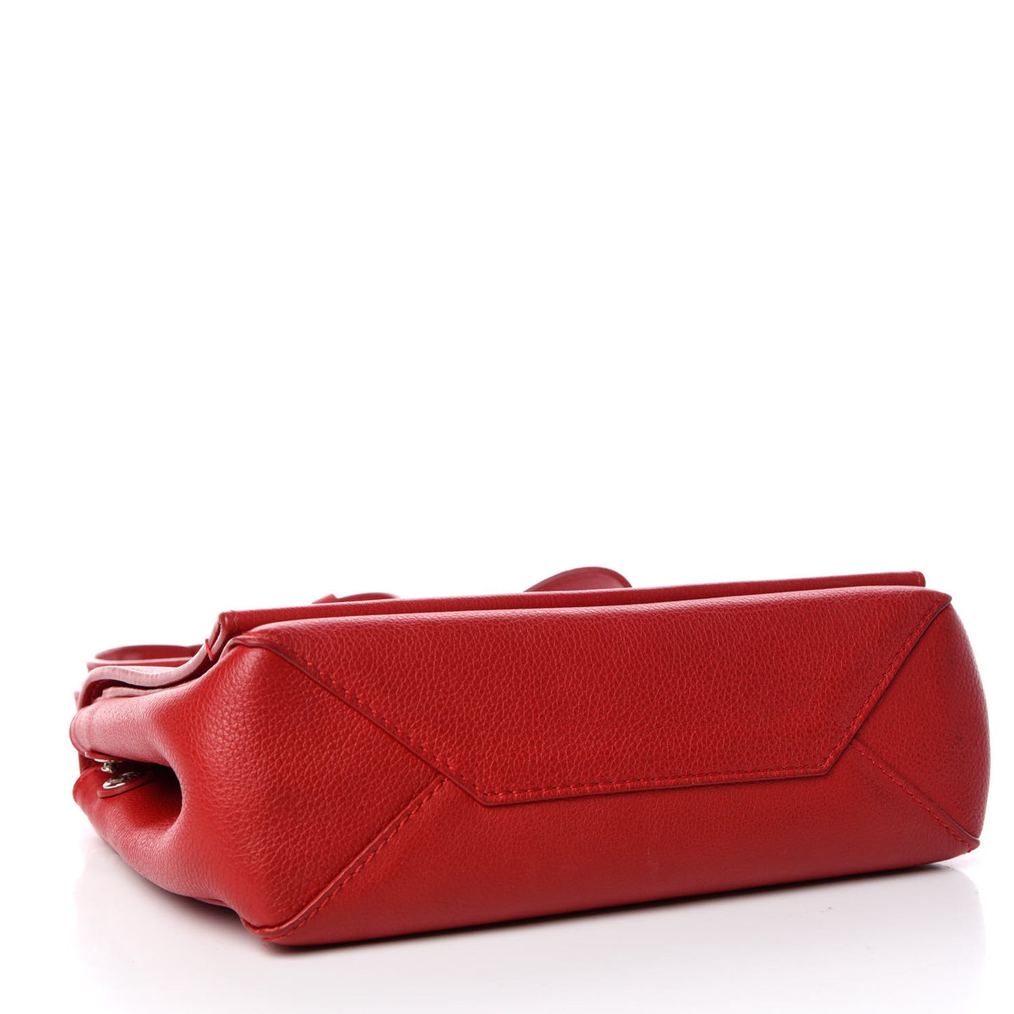 Calfskin Lockme II Chain Bag BB Rubis