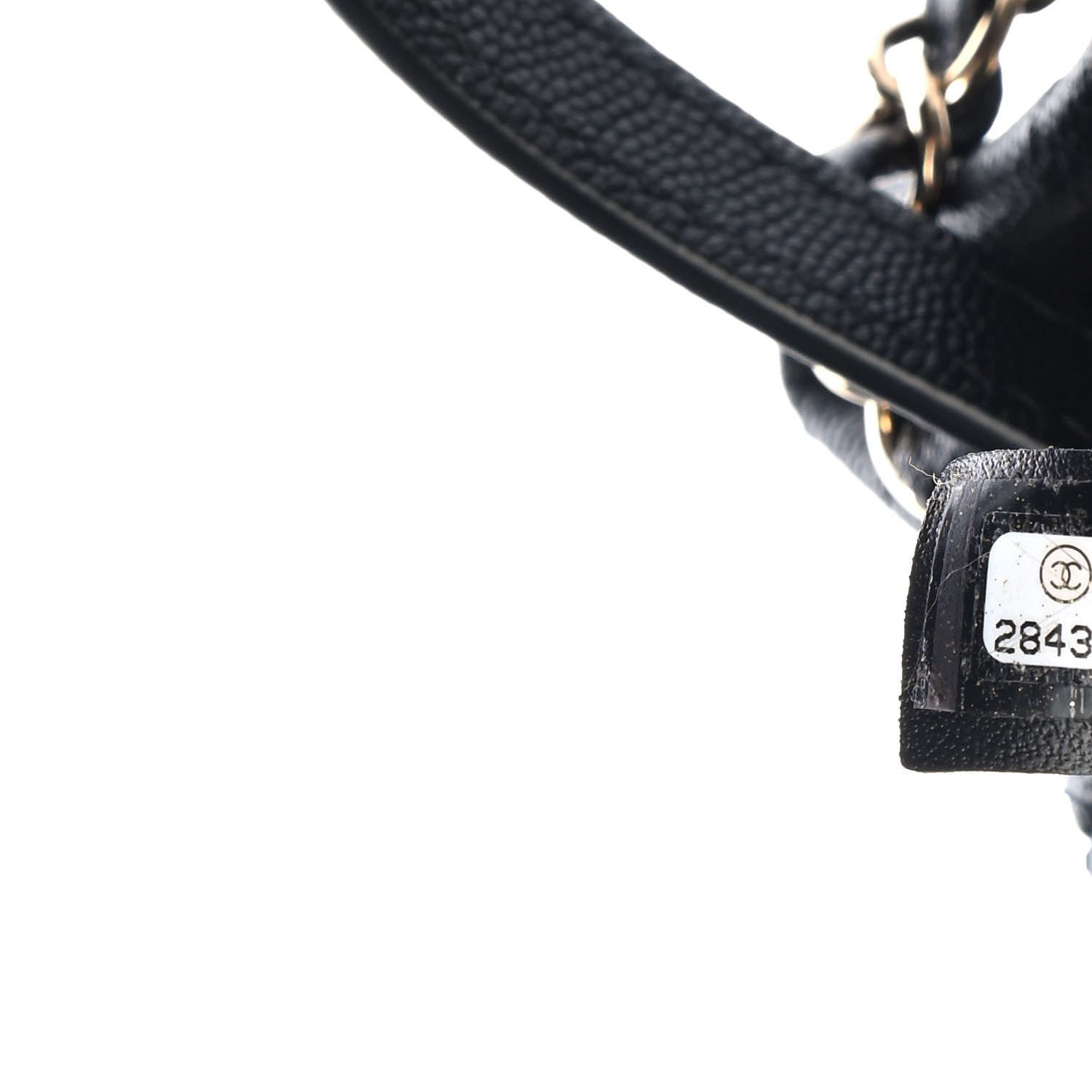 Chanel Caviar Quilted Rolled Up Bucket Drawstring Bag Black 6 of 8