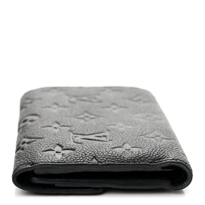 Louis Vuitton Empreinte Compact Curieuse Wallet Black 9 of 10