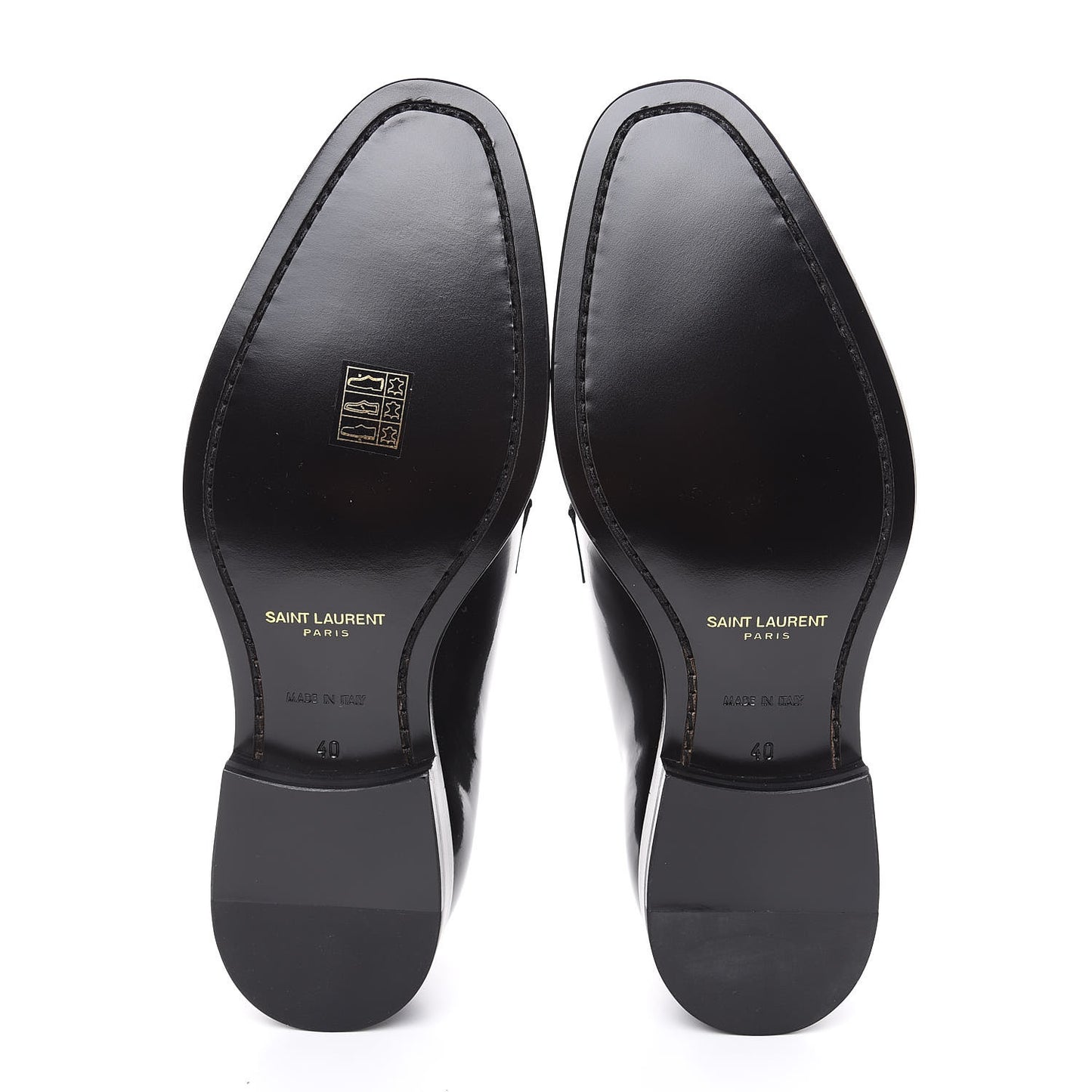 Patent Calfskin Dylan 20 Lu Lace Up Oxfords 40 Black