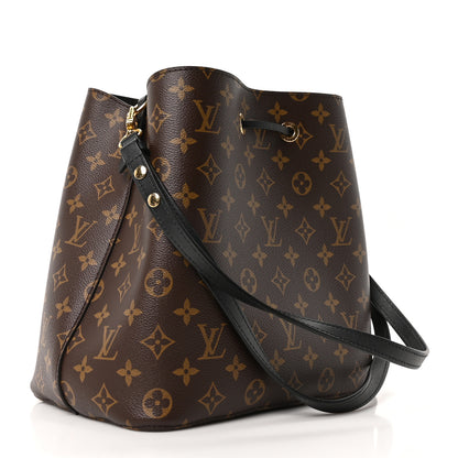 Louis Vuitton Monogram Neonoe MM Black 3 of 9