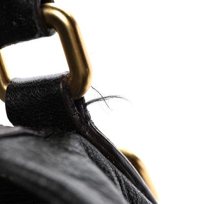 Prada Cervo Antik Shoulder Bag Black 13 of 24