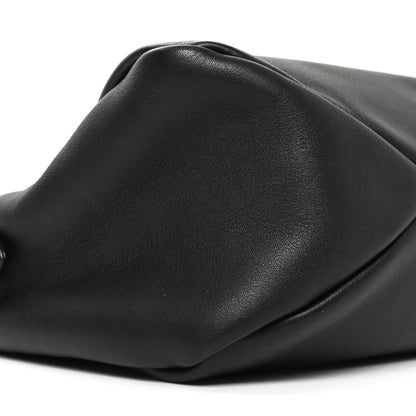 Prada Soft Calfskin Large Aimée Shoulder Bag Black 8 of 9