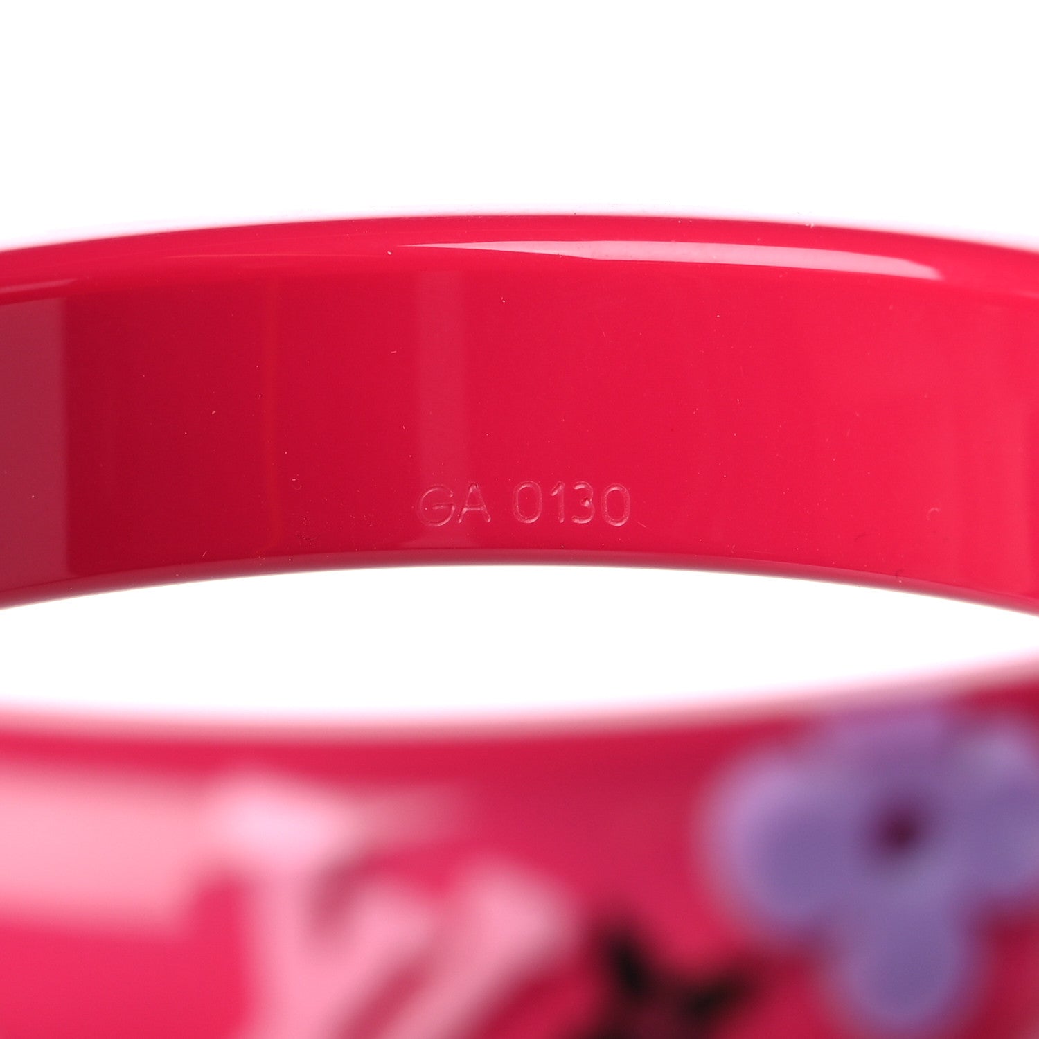 Louis Vuitton Resin Swarovski Large Inclusion Bracelet GM Rose Pop 4 of 4