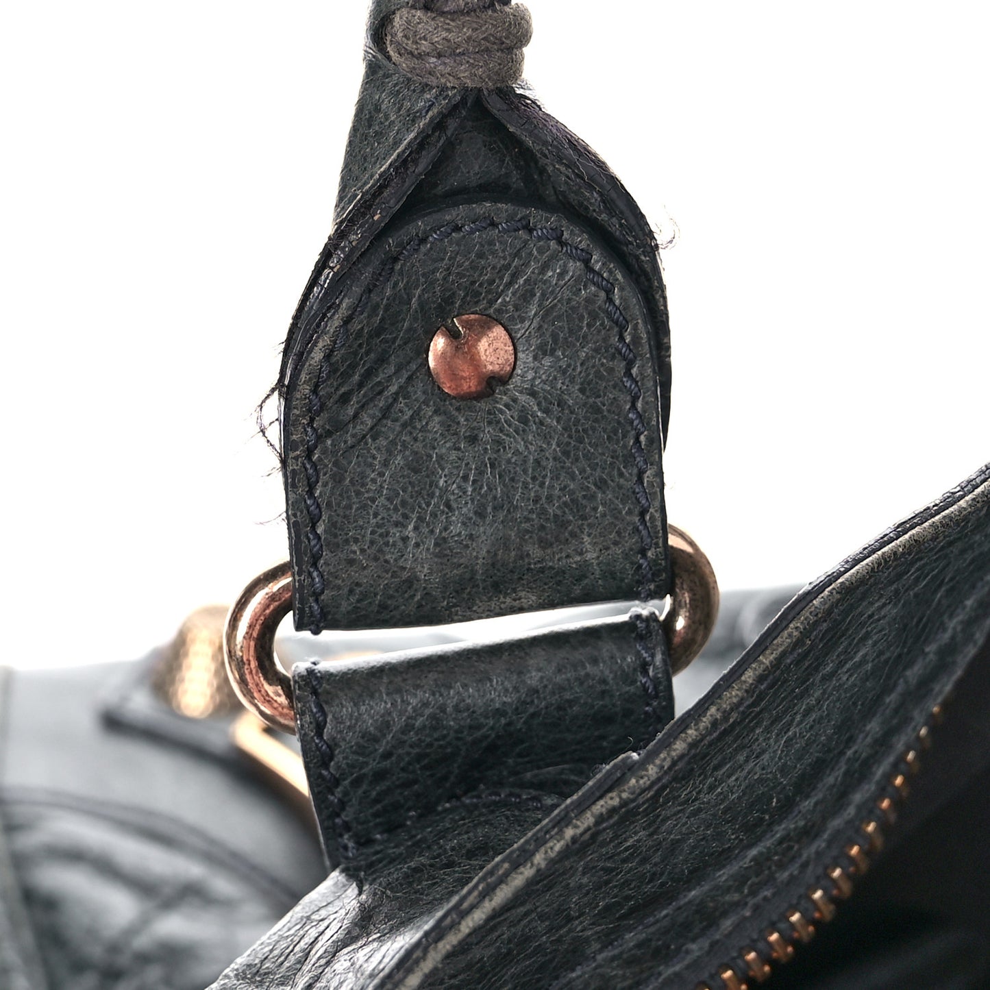 Agneau Giant 21 Rose Gold Hardware City Anthracite