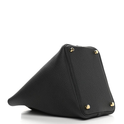 Hermes Taurillon Clemence Picotin Lock 18 PM Black 4 of 9