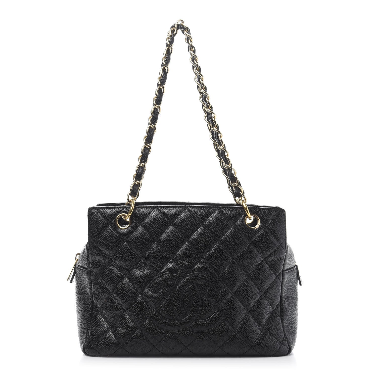 Chanel Caviar Quilted Petit Timeless Tote PTT Black 1 of 11