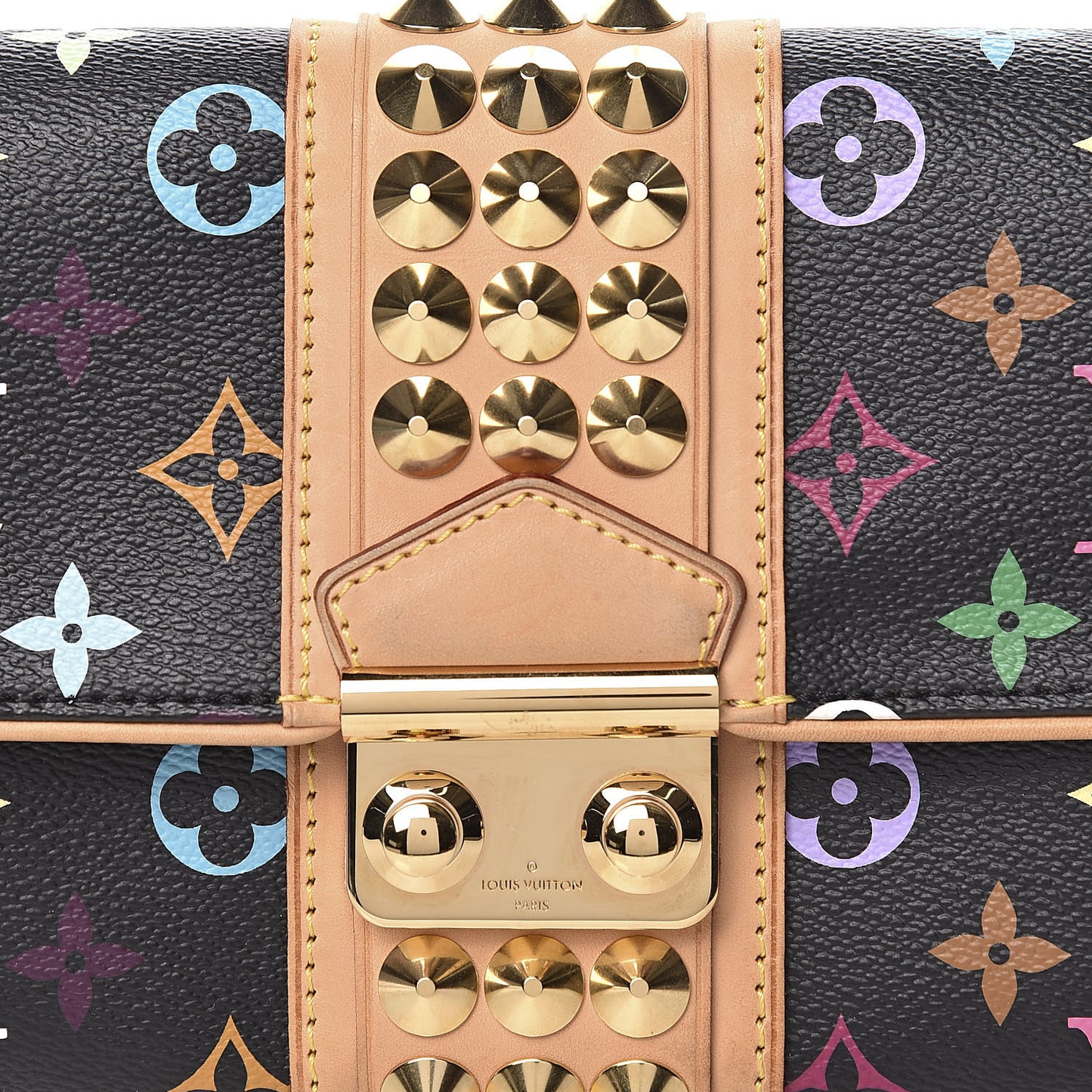 Monogram Multicolor Courtney Clutch Black