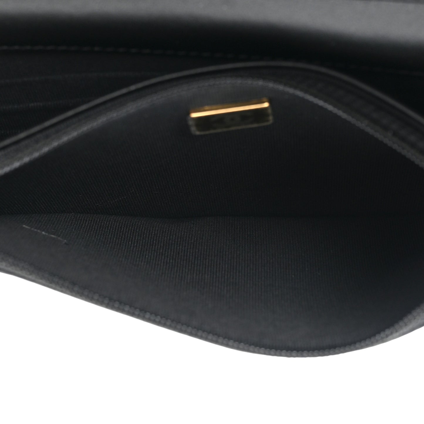 Caviar Quilted Boy Wallet On Chain WOC Black