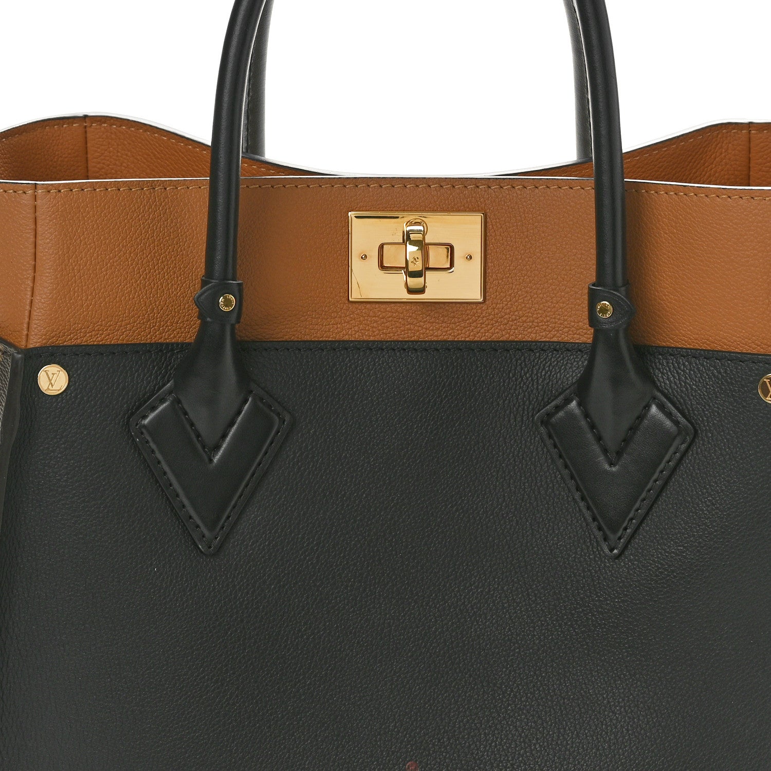 Louis Vuitton Calfskin Monogram On My Side Black 8 of 10