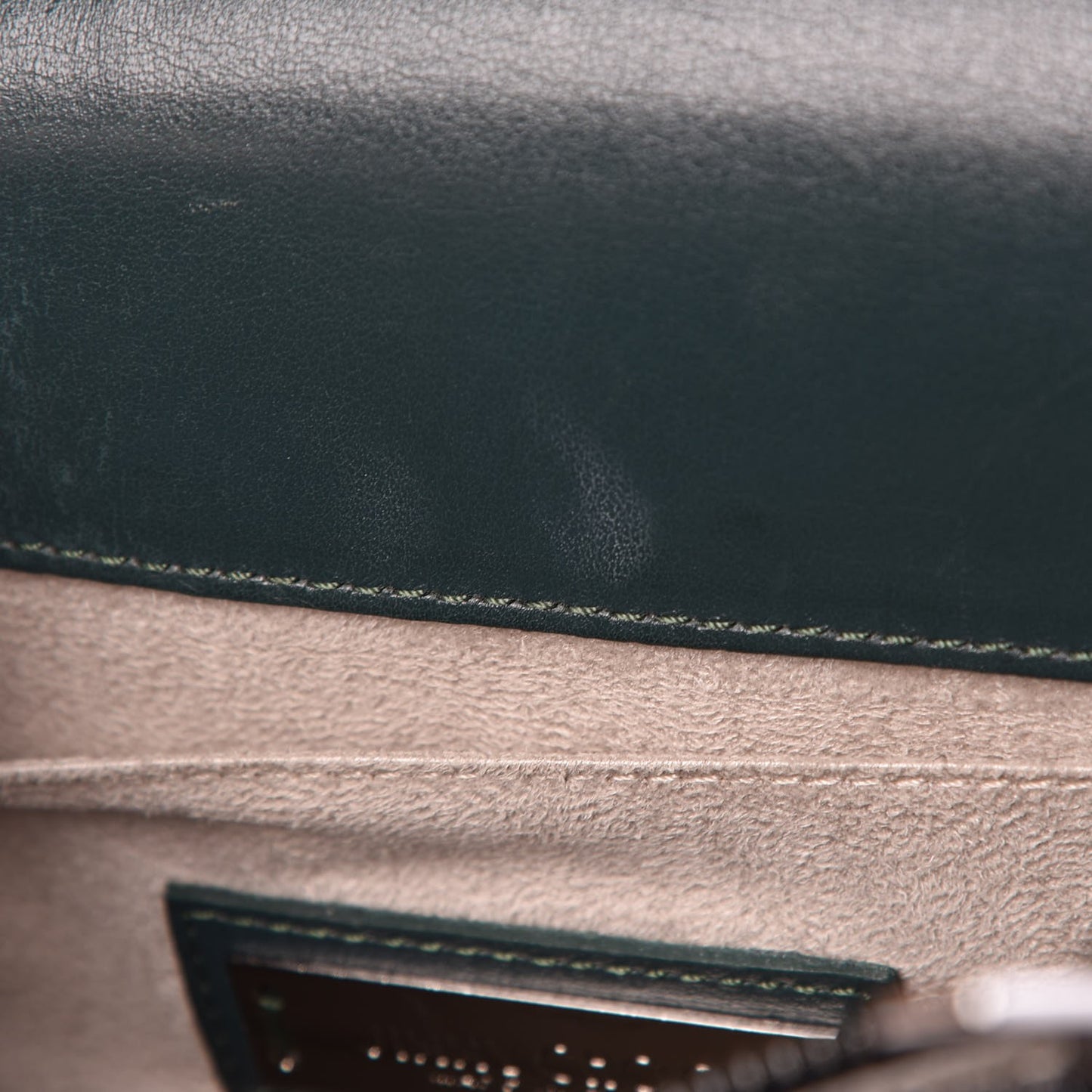 Smooth Calfskin Rebel Crossbody Bag Evergreen