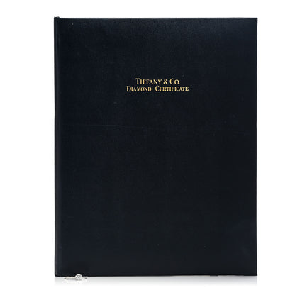 Tiffany Platinum Diamond .43ct Solitaire Engagement Ring 50 5.5 7 of 7