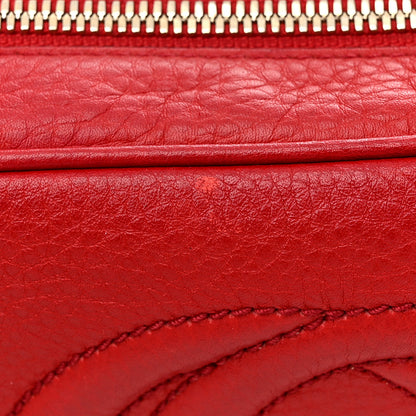 Gucci Pebbled Calfskin Small Soho Disco Bag Tabasco Red 13 of 15