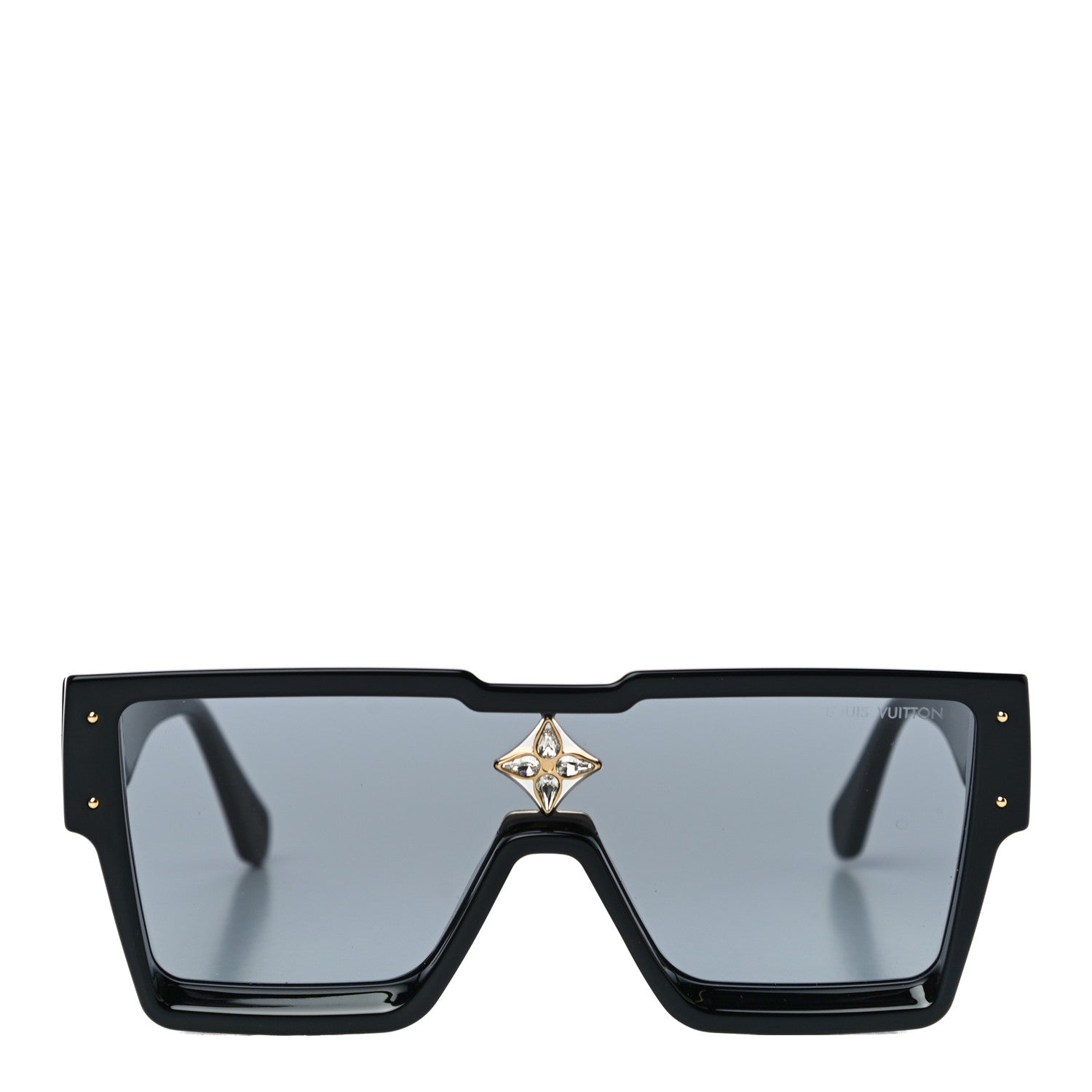 Louis Vuitton Acetate Cyclone Sunglasses Z1578E Black 4 of 7